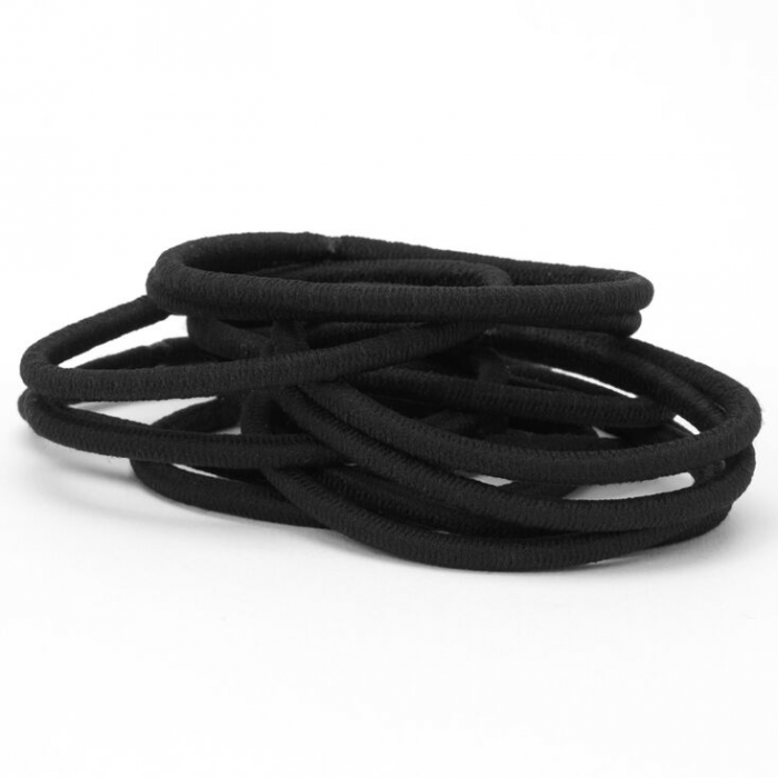 Black hair ties hotsell