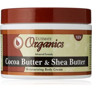 Africa's Best Ultimate Organics Cocoa & Shea Butter Body Cream 8oz/227g